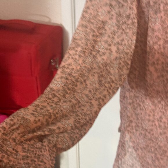 Loft New Chiffon Floral Blouse - Picture 2 of 3